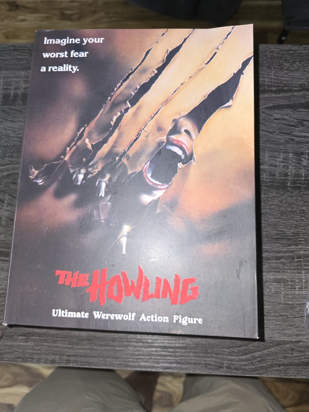The Howling Ultimate Werewolf Action Figure - Black & Red Collectible Packaging